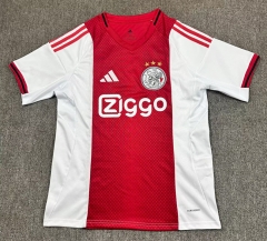 (s-3xl)25-26 Ajax Home Red&White Thailand Soccer Jersey AAA(No Arms Ad)-417