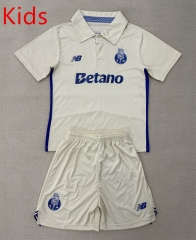 25-26 Porto 2nd Away Beige Kids/Youth Soccer Uniform-AY