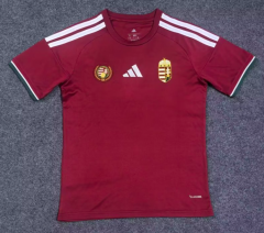 2025-26 Hungary Away Red  Thailand Soccer Jersey AAA