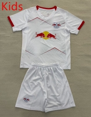 2025-26 RB Leipzig Home White Youth/Kids Soccer Uniform-AY