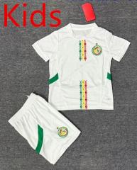 2025-2026 Senegal Away White Kids/Youth Soccer Uniform-4247