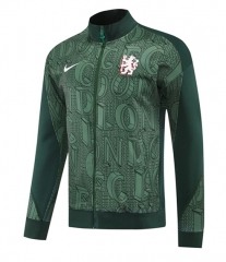 2025-26 Chelsea Green Soccer Thailand Jacket Top-LH