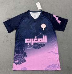 2025-26 Morocco Pink&Blue Thailand Training Soccer Jersey AAA-4506