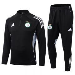 2025-2026 Algeria Black Thailand Soccer Jacket Uniform-411