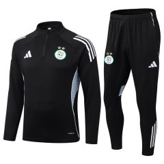 2025-2026 Algeria Black Thailand Soccer Jacket Uniform-411