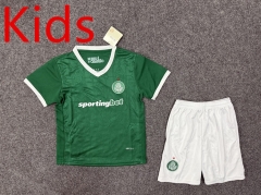 2025-26 Palmeiras Home Green Kids/Youth Soccer Uniform-GB
