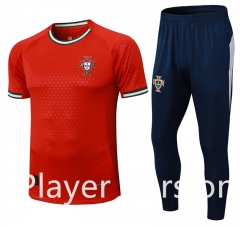 Player version 2025-26 Portugal Red Thailand  Soccer Uniform-9926