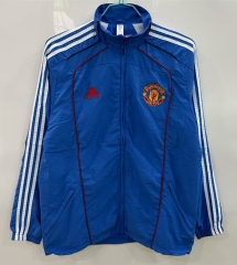 2025-26 Manchester United Blue Thailand Soccer Trench Coat-0255