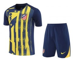 2025-2026 Atlético Madrid Blue&Yellow Thailand Training Soccer uniform-418