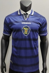 Retro Version 98-00 Scotland Home Blue Thailand Soccer Jersey AAA-3685