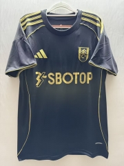 2025-26   Fulham Away Black Thailand Soccer Jersey AAA-0009