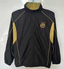 2025-26 Equipo FC Black&Golden Thailand Soccer Trench Coat-0255
