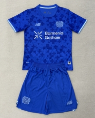 2025-26 Bayer Leverkusen 2nd Away Blue Soccer Uniform-AY