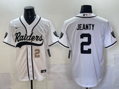 NFL  3rd Generation Joint Edition Las Vegas Raiders White#2 Jersey(Logo 2)-0840