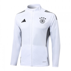 25-26 German White Thailand Soccer Jacket-815