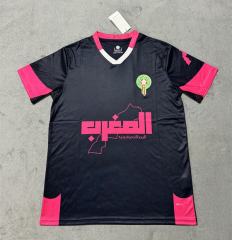 2025-26 Morocco Dark Blue Thailand Soccer Training Jersey AAA-4506