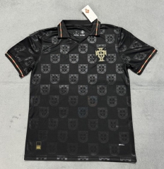 (s-4xl)2025-26  Black Panther version Portugal Black  Thailand Soccer jersey AAA-4506
