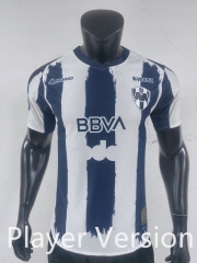 Player Version 2025-2026 Monterrey Home White&Blue Thailand Soccer Jersey AAA-0871