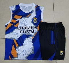 25-26 Real Madrid Camouflage Thailand Soccer Vest Tracksuit-815