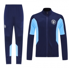 2025-26 Manchester City Royal Blue Thailand Soccer Jacket Uniform-LH