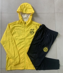 25-26 Borussia Dortmund Black Thailand Trench Coats Uniform-815