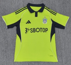 25-26 Fulham Away Fluorescent Green Thailand Soccer Jersey AAA-4927