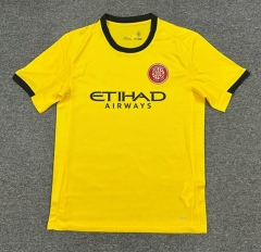 （s-4xl）25-26 Girona FC Away Yellow Thailand Soccer Jesrey AAA-512