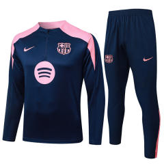 2025-2026 Barcelona Royal Blue Thailand Soccer Tracksuit-815