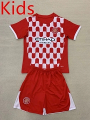 2024-2025 Girona FC Home Red Kids/Youth Soccer Uniform-AY