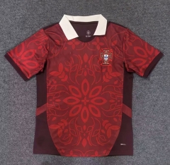 2025-26 Portugal Concept version dark red  Thailand Soccer jersey AAA-7209