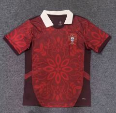 2025-26 Portugal Concept version dark red  Thailand Soccer jersey AAA-7209