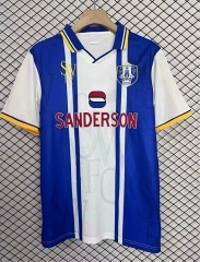 (s-4xl)Retro Version 1997 Season Sheffield Wednesday Blue&White Stripes Thailand Soccer Jersey AAA-2044