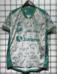 (S-4XL) 2025-26 Santos Laguna Away Black&Green Thailand Soccer Jersey AAA-GB