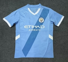 (S-4XL) 2025-26 Manchester City Home Blue Thailand Soccer Jersey AAA-2483
