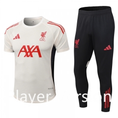 Player Version2025-26 Liverpool Apricot Thailand Soccer Tracksuit-9926