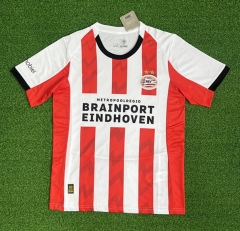 (S-4XL) 25-26 PSV Eindhoven Home Red&White Thailand Soccer Jersey AAA-403