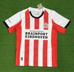 (S-4XL) 25-26 PSV Eindhoven Home Red&White Thailand Soccer Jersey AAA-403