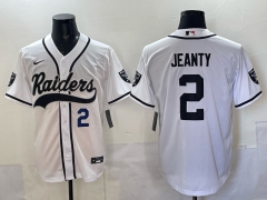 NFL  3rd Generation Joint Edition Las Vegas Raiders White#2 Jersey(Logo 3)-0840