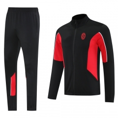 2025-26 AC Milan Black Thailand Soccer Jacket Uniform-LH