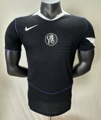 Player Version 2025-2026 Chelsea 2nd Away Black Thailand Soccer Jersey AAA