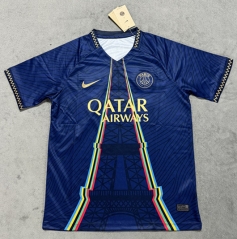 (s-4xl)25-26 Eiffel Tower Edition Paris Blue Thailand Soccer Jersey AAA-4506