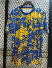 (s-4xl)25-26 Tigres UANL Yellow&Blue Thailand Soccer Training AAA-5378