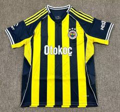 25-26 Fenerbahçe Home Yellow&Blue Thailand Soccer Jersey AAA-417