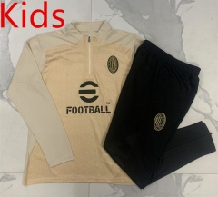 2024-2025 Ac Milan Apricot Kids/Youth Soccer Tracksuit -815