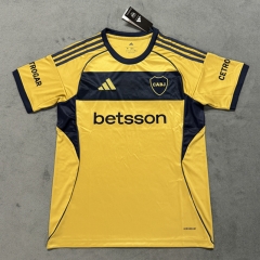 （s-4xl）25-26 Boca Juniors Away Yellow Thailand Soccer Jersey AAA-4506