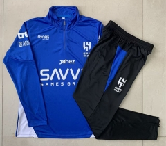 2025-2026 Al-Hilal SFC Color Blue Thailand Soccer Tracksuit-815