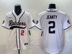 NFL  3rd Generation Joint Edition Las Vegas Raiders White#2 Jersey(Logo 1)-0840