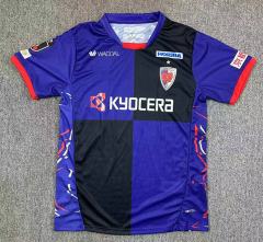 2025-26  Kyoto Sanga FC Home Black&Blue Thailand Soccer Jersey AAA-417