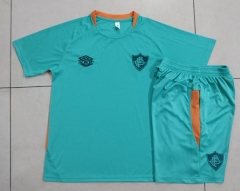 2025-2026 Fluminense de Feira Green Short-sleeved Thailand Soccer Tracksuit Uniform-815