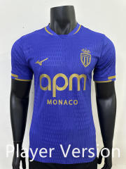 Player Version 2025-2026 Correct Version Monaco Away Blue Thailand Soccer Jersey AAA-6905